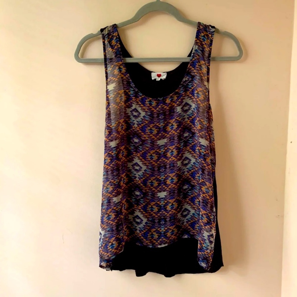 Aztec Print Tank